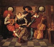 Dirck Hals Musicale oil painting artist